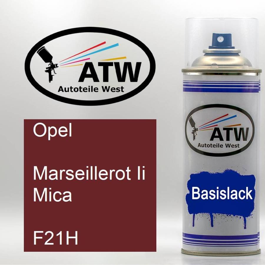 Opel, Marseillerot Ii Mica, F21H: 400ml Sprühdose, von ATW Autoteile West.